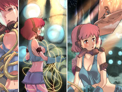 1girls 2010 ambiguous_penetration armpit_peek blush breasts brown_eyes brown_hair clothing consensual_tentacles covered_penetration crop_top crop_top_overhang female human implied_penetration implied_sex interspecies kikumaru_bunta large_breasts light-skinned_female light_skin nausicaa nausicaa_of_the_valley_of_the_wind nipple_bulge nipples ohmu open_mouth princess pussy sex_under_clothes sex_under_skirt short_hair skirt studio_ghibli tentacle tentacle_sex tentacle_under_skirt tentacles_under_clothes