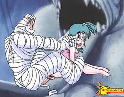 bandages_the_mummy bulma_briefs dragon_ball female human male straight tagme