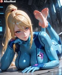 1girls ai_generated aliusnext big_ass big_breasts blonde_female blonde_hair blue_eyes bodysuit breasts breasts feet feet_focus feet_together female foot_fetish foot_focus huge_ass huge_breasts light-skinned_female light_skin lingerie long_hair massive_ass massive_breasts mature mature_female metroid nintendo patreon ponytail samus_aran soles sweat sweatdrop sweating sweaty sweaty_body sweaty_breasts thick thick_ass thick_hips thick_legs thick_lips thick_thighs toes