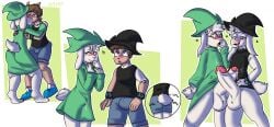 2boys cock deltarune fertifo0 frottage goat hat male male_only penis ralsei tagme transformation