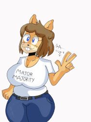 big_ass big_breasts big_hips big_thighs chick curvy curvy_body curvy_female curvy_figure curvy_hips female female_only june_(jinu) milf mother tagme_(artist) thick thick_ass thick_legs thick_thighs tight_clothing toothy_smile unknown_artist white_shirt wide_hips wide_thighs