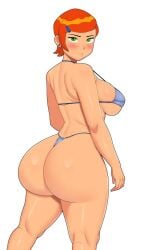 1girls alternate_version_available ben_10 cameltoe cartoon_network cleavage coldarsenal curvy erect_nipples female female_only ginger ginger_hair green_eyes gwen_tennyson huge_areolae huge_ass huge_breasts orange_hair orange_hair_female puffy_nipples red_hair red_hair_female redhead short_hair teen teenage_girl teenager thick_lips voluptuous wide_hips