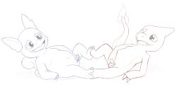 anthro charmandrigo charmeleon duo fan_character foot_fetish foot_play footsie male male/male masturbation nintendo pokémon_(species) pokemon romantic romantic_couple video_games wartortle