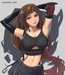 tifa lockhart from final fantasy by kodra