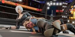 2girls 3d 3d_(artwork) alexa_bliss angel_(kof) asphyxiation beaten between_legs between_thighs blender blonde_hair boot_fetish boots catfight choking cowboy_boots dominant dominant_female domination dominatrix female_domination femdom fight fighting_ring hand_on_thigh headscissor helpless humiliation jvfemdom king_of_fighters leather_jacket legs lezdom long_hair looking_at_another looking_down loose_hair screaming screaming_in_pain short_hair smile smirk snk struggling thick_ass thick_thighs thighs white_hair wrestling wrestlingryona wwe wwe_2k20 wwe_diva yuri