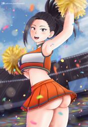 momo yaoyorozu from my hero academia by hiyozuki