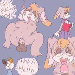 ahe_gao anthro big_breasts cum_on_face furry heart midiclips milf sex sonic_(series) source_deleted vanilla_the_rabbit