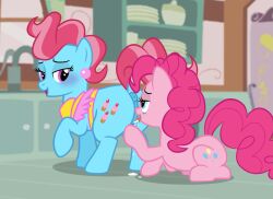 cup_cake_(mlp) my_little_pony pinfeather pinkie_pie_(mlp) pussy straight_hair yuri