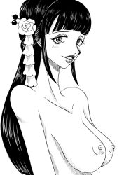 black_and_white breasts female female_only kozuki_hiyori one_piece tagme yumekoma_(yumenonakadeai)