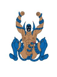 blue_beetle blue_beetle_(dcamu) dcamu gay gay_domination gay_sex heroic_creativity jaime_reyes justice_league_vs_teen_titans nsfw secretly_loves_it teen_titans:_the_judas_contract tentacle_rape tentacle_sex tentacles tongue_out yaoi