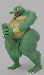 1boy 3d 3d_(artwork) absurd_res alligator alligatorid animated anthro ass balls belly big_ass big_balls big_belly big_butt big_penis big_testicles butt crocodilian digital_media_(artwork) donkey_kong_(series) feet foreskin genitals hi_res king_k._rool loop male male_only mp4 musclegut muscular muscular_anthro muscular_male nintendo no_sound overweight overweight_anthro overweight_male pecs penis rareware reptile reptilligator scalie short_playtime solo solo_male testicles thick_thighs video video_games webm