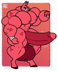 anthro balls big_balls big_muscles big_penis camelid epic_games erection foreskin fortnite genitals hi_res huge_balls huge_cock huge_muscles hyper hyper_balls hyper_genitalia hyper_muscles hyper_penis llama lt._john_llama male male_only mammal muscular penis piñata solo supermattym8 tired_eyes video_games