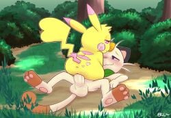 absurd_res duo female female_penetrated feral hi_res male male/female male_penetrating male_penetrating_female meowth milachu milachu92 nintendo penetration penile penile_penetration penis_in_pussy pikachu pokémon_(species) pokemon size_difference smaller_female smaller_penetrated vaginal_penetration vaginal_penetration video_games