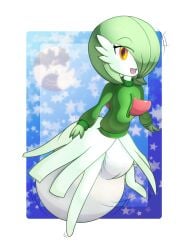 1girls diaper female gardevoir messing messy_diaper pokemon pokemon_(species) scat slimeyjenkins soiling