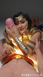 1boy 1girls 3d big_penis clark_kent cock_worship dc dc_comics diana_prince female female_focus forearm_cock handjob huge_cock hugging_penis injustice_2 light-skinned_male male olive_skin penis penis_awe penis_on_head penis_worship pleasure_face rysketches sex straight superhero superheroine superman superman_(series) tagme wonder_woman wonder_woman_(series)