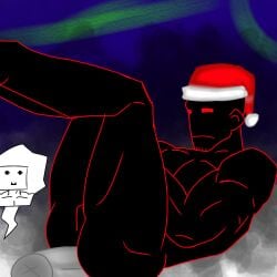 black_body black_skin darklaus_(jtoh) gay gay_sex juke's_towers_of_hell kendrick_nsfw laying_down male male_focus male_only muscle muscles muscular muscular_male roblox roblox_game robloxian sex slamo_(jtoh) solo solo_focus solo_male source_request tagme