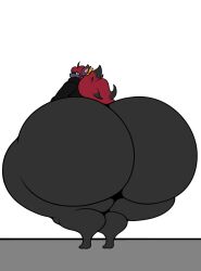 ambiguous_gender anthro ass big_ass bubble_ass bubble_butt colossal_ass giant_ass gigantic_ass huge_ass hyper_ass muffyhecc pokémon_(species) pokemon pokemon_(species) tagme wide_hips zoroark