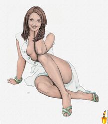 carol_vorderman famous_comics female female_only human pinup real_person solo tagme