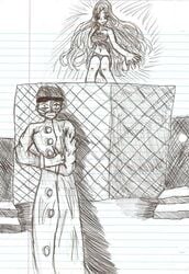 aphrodite artist_request bioshock cloud_chamber_studios female ghost_story_games greek_mythology j.s._steinman male pencil_(artwork) rapture_(bioshock) sketch splicer traditional_media_(artwork) unknown_artist