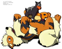 2003 arcanine buggery charmander color houndour interspecies m_stuarn male male_only multiple_males nintendo pokémon_(species) pokemon pokemon_(species) pokemon_rgby pokemon_rse simple_background yaoi