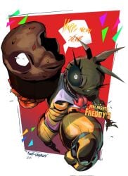 1girls 2025 2d 2d_(artwork) 2d_artwork abstract_background animal_humanoid animatronic animatronic_female anthro artist_name artist_request barely_clothed big_thighs black_sclera breasts breasts_out clothed clothed_female clothing cupcake_(fnaf) curvaceous curvy curvy_female curvy_figure dialogue english english_dialogue english_text evil_grin evil_smile female female_only five_nights_at_freddy's five_nights_at_freddy's_(film) five_nights_at_freddy's_2 fnaf glowing_eyes gradient_background happy_new_year hi_res highres hourglass_figure humanoid joints large_thighs medium_breasts new_year panties pasties revealing_clothes robot robot_girl robot_humanoid robot_joints scottgames shiny_skin shirt shirt_lift shirt_up skimpy skimpy_clothes solo solo_female speech_bubble text thick thick_legs thick_thighs thighs tongue tongue_out toy_chica_(fnaf) watermark wicked_smile yellow_eyes