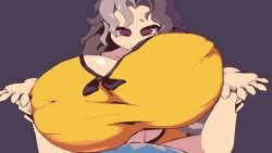 1futa 1girls 2025 2d 2d_(artwork) 2d_animation 2d_artwork amazon_position animated animation bare_shoulders barefoot big_breasts big_cock big_dom_small_sub big_penis black_hair bottomless bottomless_futa breasts_bigger_than_head cirno cleavage clothed clothed_female clothing cock collarbone dick duo edit erect_penis erection feet_up female female_focus female_on_futa femdom futa_pov futa_with_female futanari futasub genitals gigantic_breasts grabbing grabbing_legs grey_hair holding holding_legs horn horns huge_breasts human humanoid humanoid_genitalia humanoid_penis intersex intersex/female large_breasts larger_female leg_grab legs_apart legs_grab legs_held_open legs_open legs_spread legs_up light-skinned_female light-skinned_futa light_skin long_hair looking_at_viewer mp4 multicolored_hair musi_cassie nipple_bulge nipples nipples_visible_through_clothing paizuri paizuri_lead_by_female penis pixel_animation pixel_art pov pov_eye_contact pov_futa pov_paizuri red_eyes restrained restrained_legs short_video shorter_than_10_seconds size_difference smaller_futa smile smiling smiling_at_viewer sound sound_edit straight_hair submissive submissive_futa tagme touhou two-tone_hair urumi_ushizaki ushizaki_urumi video yado_taityou
