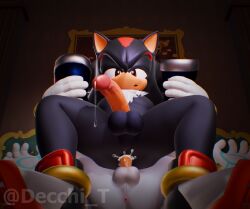 3d 3d_(artwork) ass big_penis blender bottom_on_top cum cum_in_ass cum_inside decchi_t dominant_bottom dominant_male dominated fucked_into_submission fucked_silly furry gay gay_sex hedgehog leg_grab legs_apart legs_up male_only overflow power_bottom precum restrained restrained_legs riding shadow_the_hedgehog silver_the_hedgehog sonic_(series) sonic_the_hedgehog_(series) submissive_male yaoi