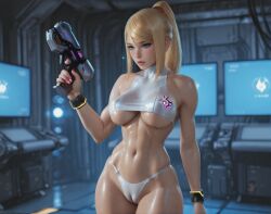 samus aran from metroid by aistuffo