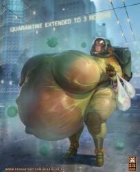 animated big_belly bigbig burping huge_ass huge_belly huge_breasts huge_nipples huge_thighs hyper hyper_belly hyper_breasts mass_vore suit tagme video virus vore vore_belly weight_gain