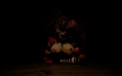 3d 3d_(artwork) 3d_render animatronic animatronic_female animatronic_girl baby_(fnafsl) big_breasts blue_hair circus_baby circus_baby_(fnaf) clown clown_girl clown_makeup clown_nose creepy creepy_atmosphere dark_room five_nights_at_freddy's fnaf freddy_fazbear's_pizzeria_simulator garry's_mod horror horror_(theme) horror_game leaning_on_object leaning_on_table nip_slip nipple nipple_slip nipples ominous orange_hair pizza_sim_location red_hair ripped_clothing ripped_shirt robot robot_girl robot_humanoid robot_joints scottgames scrap_baby scrap_baby_(cosmic_trance) scrap_baby_(fnaf) solo source_engine spotlight table torn_clothes torn_clothing torn_shirt warioman67