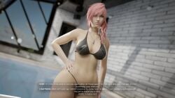 claire farron from final fantasy by tscd rendering