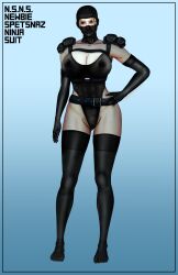 artist_request balaclava blonde_female blonde_hair blonde_pubic_hair bodystocking bodysuit female female_combatant female_villain fishnets large_breasts leotard long_gloves mask masked masked_female ninja nylons russian russian_female sexy soldier special_forces stockings visible_nipples white_skin