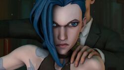 1boy 1girls 3d ambiguous_penetration animated blue_hair braided_ponytail breasts breasts_out clapping_cheeks clothed_male_nude_female exhibitionism female female_focus female_penetrated fucked_from_behind garryswood jinx_(league_of_legends) league_of_legends legs_together longer_than_10_seconds male/female male_penetrating male_penetrating_female medium_breasts no_sound nude nude_female nude_female_clothed_male outdoor_sex outdoors pants pants_down penetration public public_sex risky_sex sex sex_from_behind shirt_lift short_video shorter_than_30_seconds standing standing_sex tagme thick_ass thick_thighs video