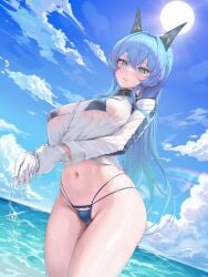 helm (aqua marine) (nikke) from goddess of victory: nikke by nankam76