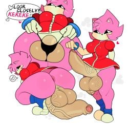 1dickgirl amy_rose anthro anus_peek ass_focus big_ass big_breasts big_penis clothed clothing cock-tail creepypasta curvy curvy_body danielito dickgirl furry futa_only futa_sans_pussy futanari huge_balls huge_cock light_skin malware_amy partially_clothed pink_fur pink_skin simple_face sonic.exe_(series) sonic_(series) sonic_the_hedgehog_(series) stinky sweat text text_bubble thick_legs thick_thighs thighs uncircumcised uncut vein veiny_penis white_background