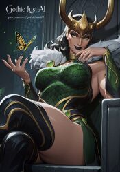 lady loki from marvel by gothiclustai
