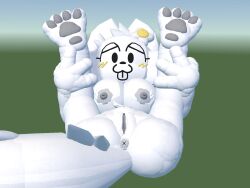 3d 3d_(artwork) 4_fingers 4_toes :3 anthro anthro_female anthro_only anus anus_focus areola areolae ass ass_focus asshole blank_background blush blush_lines breasts breasts_out feline feline_humanoid female female_anthro female_focus female_only flower_in_hair fluffy_tail folded furry furry_female furry_only furry_tail grey_areola grey_pawpads high_quality looking_at_viewer mostly_nude mostly_nude_anthro mostly_nude_female naked naked_anthro naked_female nipples nude nude_anthro nude_female pawpads paws presenting presenting_anus presenting_ass presenting_butt presenting_hindquarters presenting_pussy pussy pussy_focus rec_room self_upload shaded solo solo_anthro solo_female solo_focus sticking_out_tongue sunny_(melodynotmel) syntholsoul tailhole tongue tongue_out vagina yellow_blush