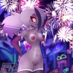 vaggie (hazbin hotel) from hazbin hotel by fkimnsfw