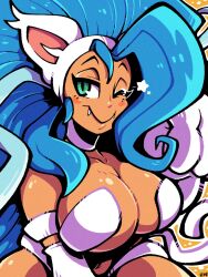 big_breasts breasts capcom cleavage darkstalkers felicia_(darkstalkers) female female_focus female_only large_breasts legendofnerd tagme