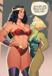 2girls ai_generated alien alien_girl alien_humanoid apokoliptian barda_free big_ass big_barda big_breasts big_thighs breasts cartoon_network crossover curvaceous curvy curvy_figure dc dc_comics digital_media_(artwork) female female_furies gem_(species) hips hourglass_figure huge_ass huge_breasts huge_thighs humanoid large_ass large_breasts large_thighs legs light-skinned_female light_skin mature mature_female new_god new_gods peridot_(steven_universe) phophopho short_female shortstack slim_waist steven_universe thick thick_hips thick_legs thick_thighs thighs voluptuous waist wide_hips wide_thighs