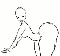 1girls animated ass big_ass breasts closed_mouth completely_nude completely_nude_female female female_only jay-marvel naked naked_female nude nude_female side_view small_breasts smile solo solo_female tagme twerking video