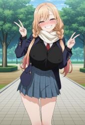 1girls ai_generated aindroidparanoid ass big_ass big_breasts big_butt breasts busty butt curvy cute fat_ass female female_only hair hi_res hips huge_breasts human large_ass large_breasts legs marin_kitagawa my_dress_up_darling narrow_waist nipples slim_waist solo sono_bisque_doll_wa_koi_wo_suru tagme thick_ass thick_thighs voluptuous waist wide_hips