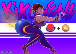 1girls asian ass big_ass brown_hair bubble_butt capcom chun-li fart fart_cloud fart_fetish farting female gobrush large_ass rushgob smelly_ass solo_female street_fighter street_fighter_alpha