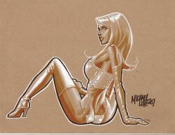emma frost from marvel by michael lopez