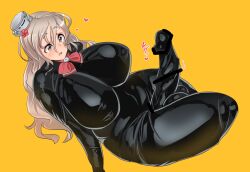 1futa 2021 ball_squish balls balls_in_bodysuit bar_censor big_balls blonde_hair bodysuit breasts censored clothed clothing curvy erection erection_under_clothes fully_clothed futa_only futanari hat honi-san huge_breasts huge_cock kantai_collection latex latex_futa light-skinned_futanari light_skin long_hair penis penis_under_clothes pola_(kantai_collection) solo thick_thighs wide_hips