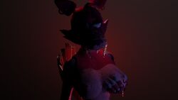 3d 3d_(artwork) anthro blender_(software) canid canine digital_media_(artwork) female five_nights_at_freddy's fox foxy_(fnaf) hi_res humanoid ipleezy machine mammal robot robot_humanoid scottgames showering solo video_games