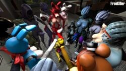 1girls 3d 6+futas alien android animal_genitalia animal_genitalia_on_humanoid animal_penis areolae aria_t'loak asari balls breasts crossover dark-skinned_futanari diphallia diphallism edi equine_penis erect_nipples erection female five_nights_at_freddy's five_nights_at_freddy's_2 fox foxy_(fnaf) freddy_(fnaf) frederika_(fnaf) freekiller futa_on_female futa_with_futa futanari hand_on_ass hand_on_hip hand_on_shoulder holding_breast holding_penis horsecock horsecock_on_humanoid human intersex kneeling liara_t'soni looking_down mangle_(fnaf) marionette_(fnaf) mass_effect mass_effect_2 masturbation matriarch_benezia miranda_lawson morinth multi_penis nipples no_penetration nude penis penis_out puppet_(fnaf) quarian robot samara shiala tali'zorah_nar_rayya toy_bonnie_(fnaf) toy_chica_(fnaf) wide_hips