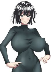 1girls absurdres ass belly belly_button big_breasts black_hair blush bob_cut breasts busty cameltoe clothed clothing covered_breasts covered_navel covered_nipples curvaceous curvy curvy_body curvy_female curvy_figure cute dress esper eye_contact eyebrow_raise eyelashes female female_focus female_only front_view fubuki_(one-punch_man) green_eyes hands_on_hips happy heroine highres hips large_breasts legs light-skinned_female light_skin lips lipstick long_sleeves looking_at_viewer medium_hair midriff nails navel nipple_bulge one-punch_man open_dress oppai pose presenting psychic pussy_bulge seductive seductive_eyes seductive_look seductive_mouth seductive_smile short_hair slim slim_waist smiling smiling_at_viewer smirk solo solo_female solo_focus standing stomach thick thick_legs thick_thighs thighs thin_waist tight_clothing turtleneck turtleneck_dress vlrtr26ur7lw4rc voluptuous waist wet wet_body wet_skin white_background white_skin wide_hips