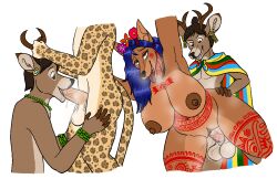 1girls 2022 3boys 5_fingers anthro anthro_on_anthro anthro_penetrated anthro_penetrating anthro_penetrating_anthro antler_grab antlers areola ass aztec balls belly_tattoo big_balls big_breasts big_penis bisexual black_hair black_nose blue_hair bodily_fluids bracelet breast_tattoo breasts canid canine canis cape cervid cervine clitoris clothing cum cum_in_mouth cum_in_pussy cum_inside domestic_dog felid fellatio female female_penetrated fingers fur genital_fluids genitals group hair hairless hairless_dog horn interspecies jaguar jewelry leg_tattoo looking_pleasured male male/female male/male male_penetrated male_penetrating male_penetrating_female male_penetrating_male mammal mostly_nude navel nipples nude ohs688 oral oral_penetration pantherine penetration penile penile_penetration penis penis_in_mouth penis_in_pussy primitive_dog pussy sex spots spotted_body spotted_fur tattoo teeth tongue tongue_out trio vaginal_penetration xochimazatl xoloitzcuintli yaoi yellow_body yellow_fur