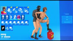 1boy 1girls 3d animated areola blue_background blue_eyes boots bouncing_breasts brown_hair dark_lipstick female fortnite fortnite:_battle_royale game_ui glasses hat light-skinned_female light_skin masked_male middle_finger mp4 naked nastycheese nastycheese9 nipples nude penetration propane_tank shadow_enforcer shadow_henchmen small_breasts sound source_filmmaker tagme tattoo tntina video